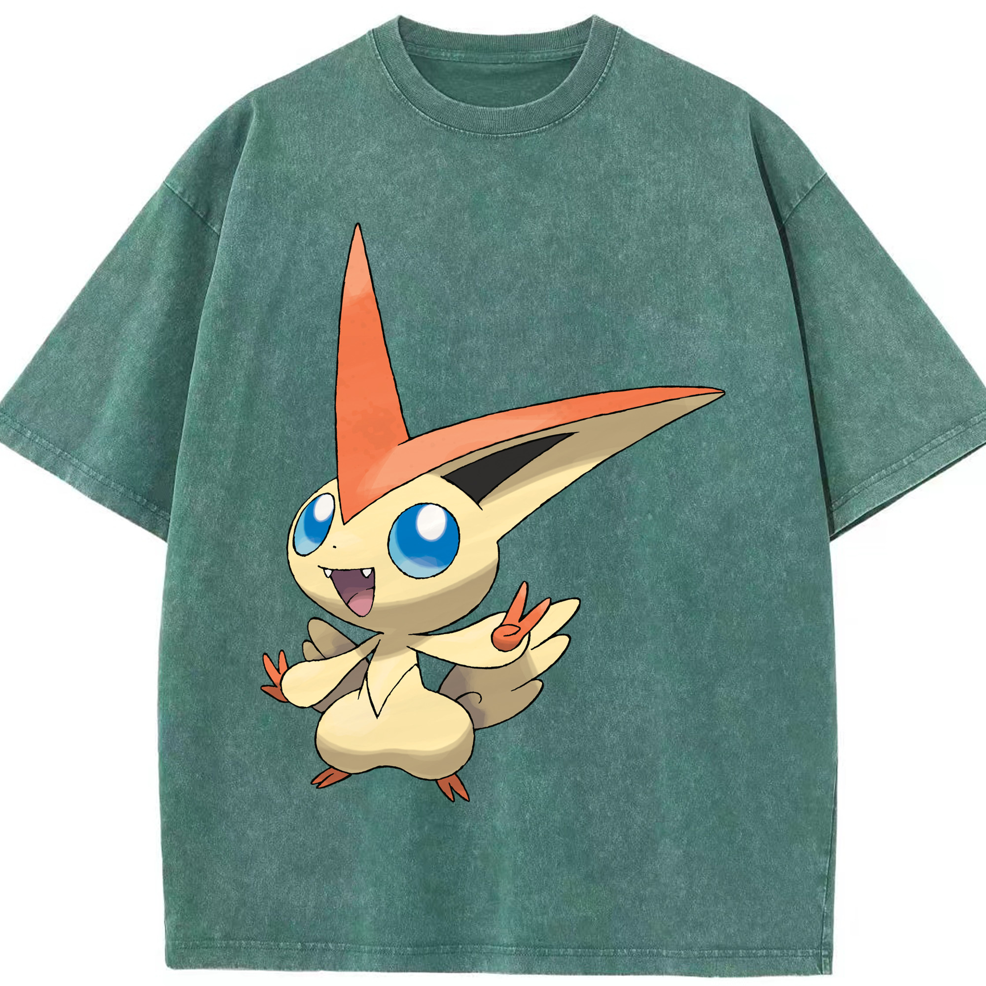 （画像用） ポケットモンスター Pokémon 綿100% ヴィンテージ風 半袖Tシャツ（フロントプリント）